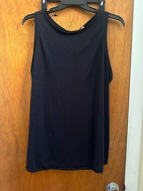 all in motion Black Sleeveless Crew Neck Tank Top